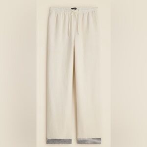 J.Crew NWT New Soleil Pant in Striped Linen